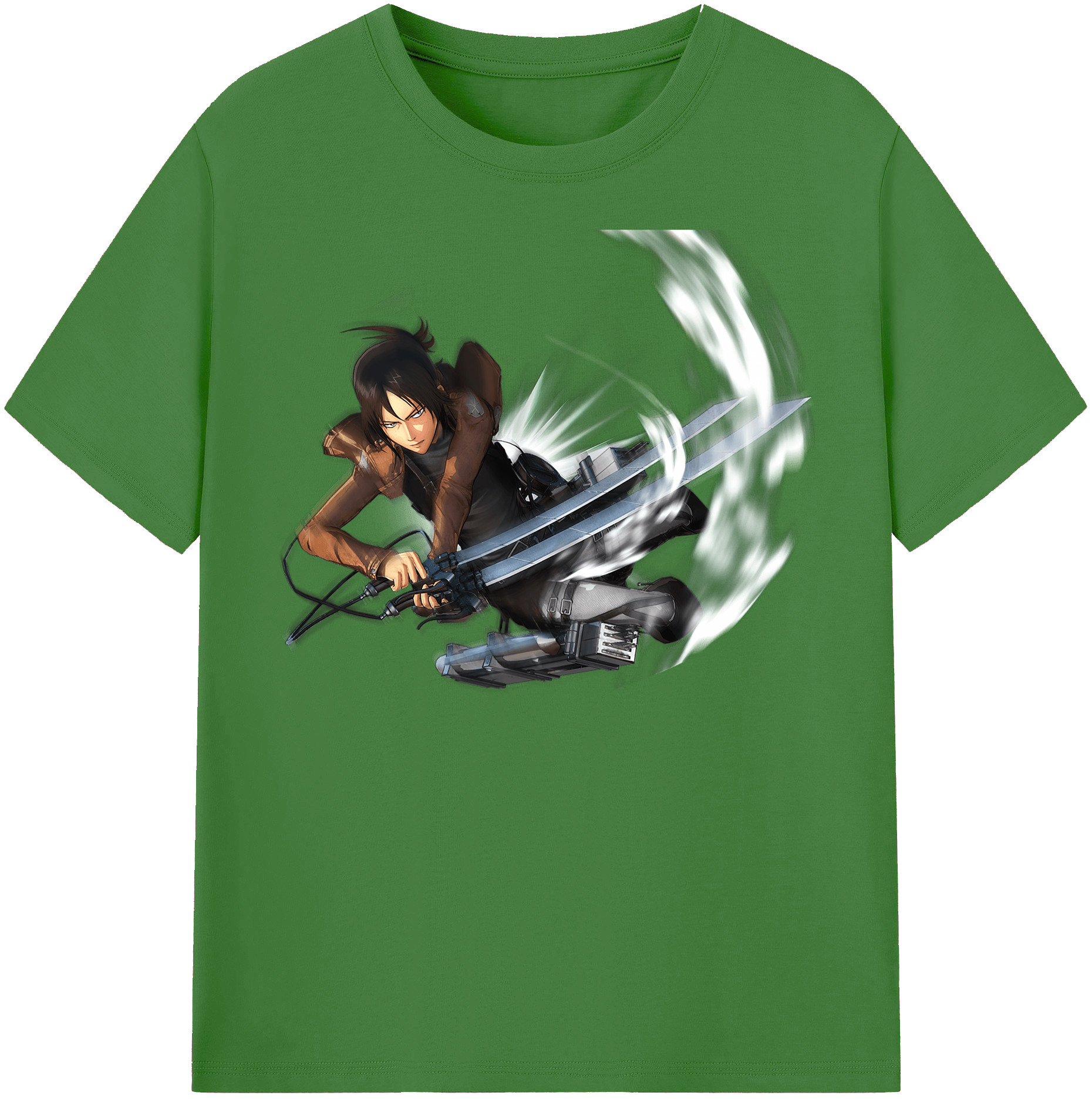 （画像用） 進撃の巨人 Attack on Titan レディースカジュアルプリントTシャツ（綿100％）